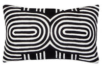 Bosie Ozella Black And White Cushion