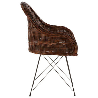 Manado Natural Croco Rattan Chair