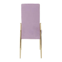 Tamzin Pink Velvet High Back Dining Chair