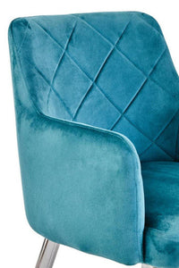 Tamzin Light Blue Splayed Dining Chair