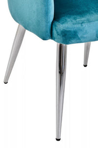 Tamzin Light Blue Splayed Dining Chair