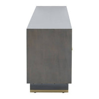 Deskey Grey Shagreen Effect Media Unit