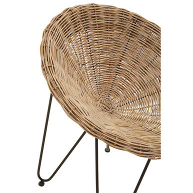 Java Kubu Natural Rattan Chair