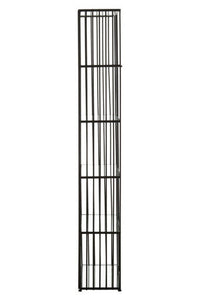 Trento Five Tier Black Bookshelf