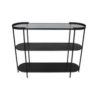 Trento Console Table With Glass Top