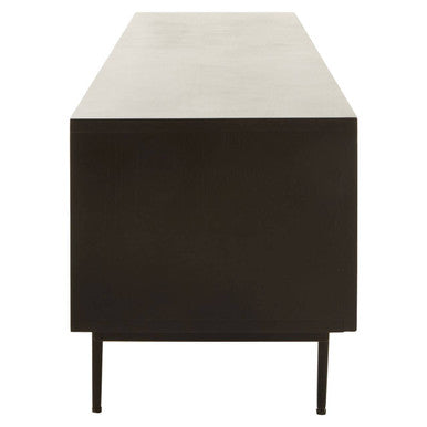 Jakara Black Finish Wooden Media Unit