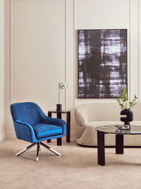 Avery Midnight Velvet Chair
