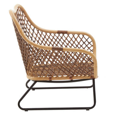 Manado Black Iron Frame Chair
