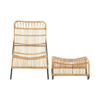 Manado Chair And Footstool