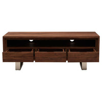 Simla Acacia Three Drawer Media Unit