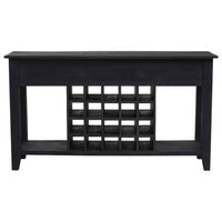 Fusion Wine Bottle Storage Console Table
