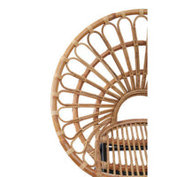 Java Natural Rattan Flared Back Chair