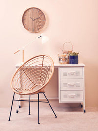 Java Natural Rattan Round Chair