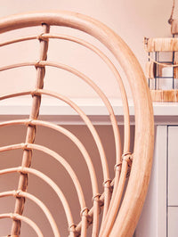 Java Natural Rattan Round Chair