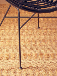 Java Black Natural Rattan Round Chair