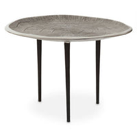 Silva Oak Effect Silver Top Coffee Table