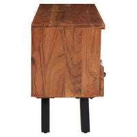 Nashik Three Drawer Acacia Wood Media Unit