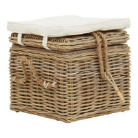 Java Natural Rattan Storage Stool