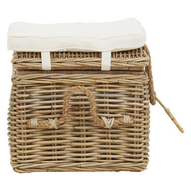 Java Natural Rattan Storage Stool