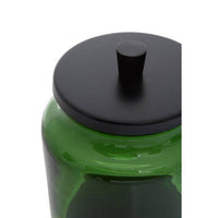 Allegra Kiara Green Glass Bathroom Jar