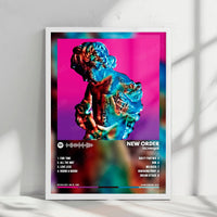 New Order "Technique" Album Cover Poster - with Complete Tracklist