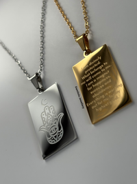 ‘I AM’ Protection&Manifestation Necklace - Gold/Silver - Double Sided