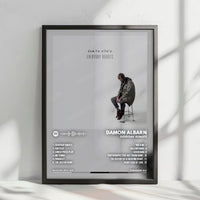 Damon Albarn "Everyday Robots" Album Cover Poster - with Complete Tracklist