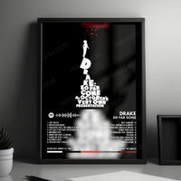 Drake "So Far Gone" Album Cover Poster - with Complete Tracklist