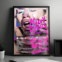 Miley Cyrus "Miley Cyrus & Her Dead Petz" Album Cover Poster - with Complete Tracklist