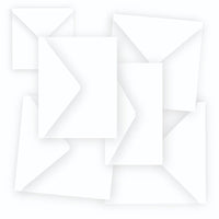 Envelopes White Gummed Diamond Flap Small Large Cards Wedding Invitations 100gsm