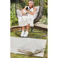 Diamond Natural Hand-woven Rug