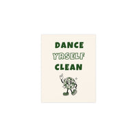 LCD Soundsystem - Dance Yrself Clean (Off-white + Green)