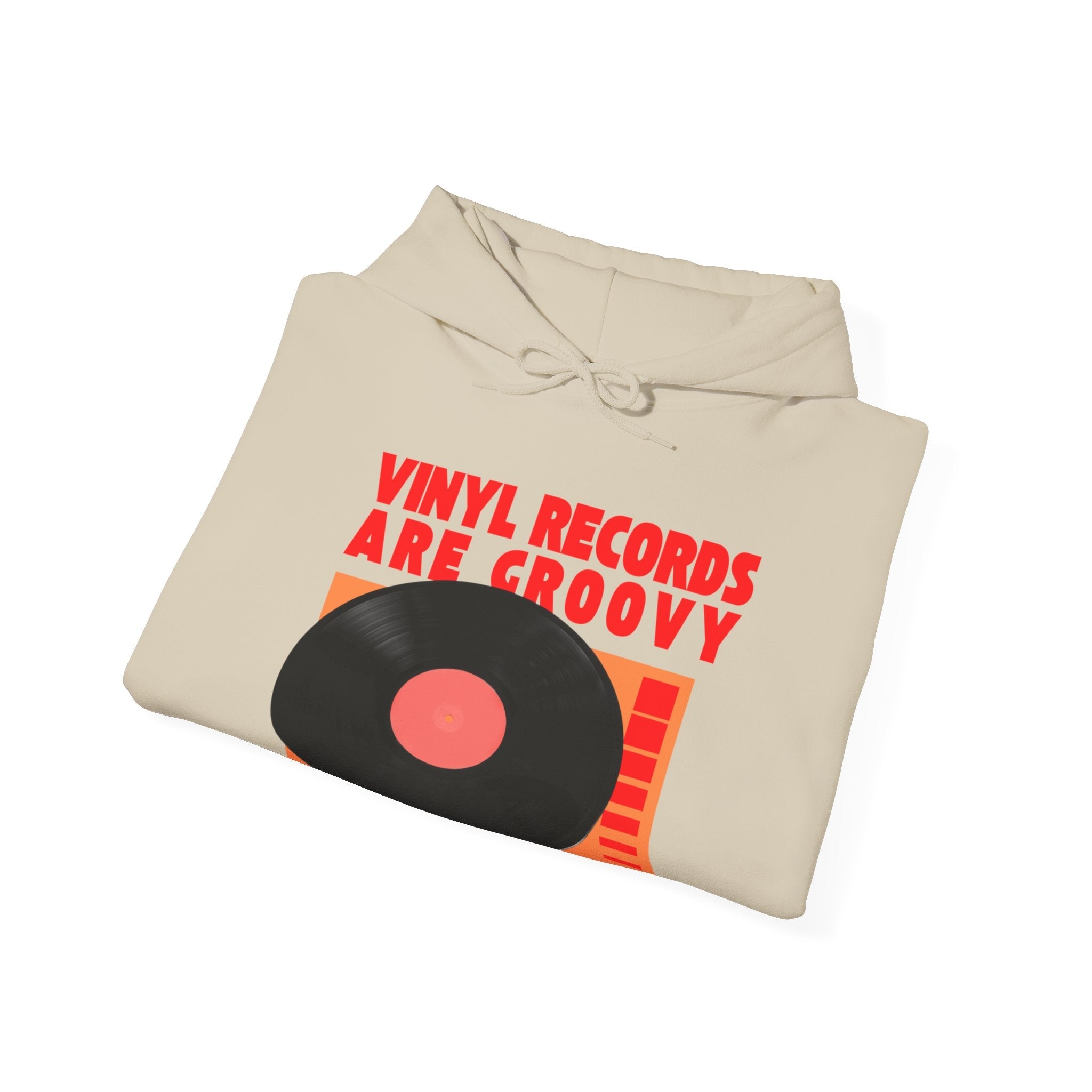 'Vinyl Records Are Groovy' Men's Hoodie