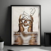 Black Thought "Streams of Thought, Vol. 3" Album Cover Poster - with Complete Tracklist