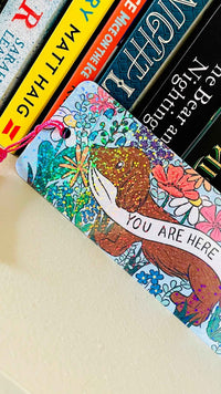 Cute Daschund Holographic Bookmark