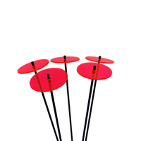 Medium Garden Décor Ornaments Set of 5 'Sun Discs'