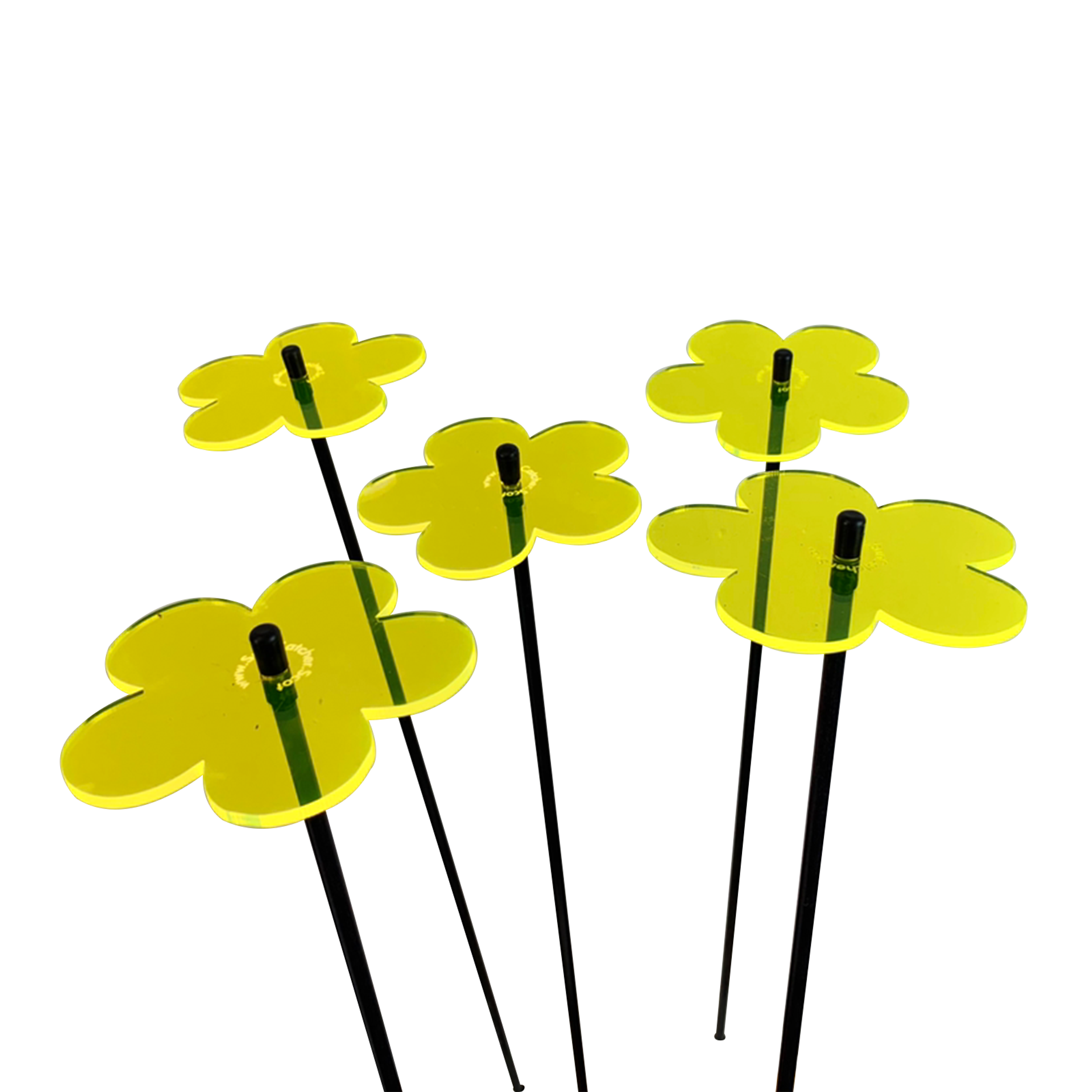 Garden Décor Ornaments Set of 5 'Blossoms' Medium