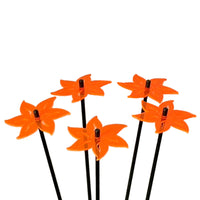 Medium Garden Décor Ornaments Set of 5 'Lotus'