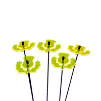 Medium Garden Décor Ornaments Set of 5 'Scottish Thistles'