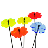 Small Garden Décor Ornaments Set of 5 'Double Blossom'