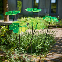 Large Garden Décor Ornaments Set of 5 'Double Blossoms'