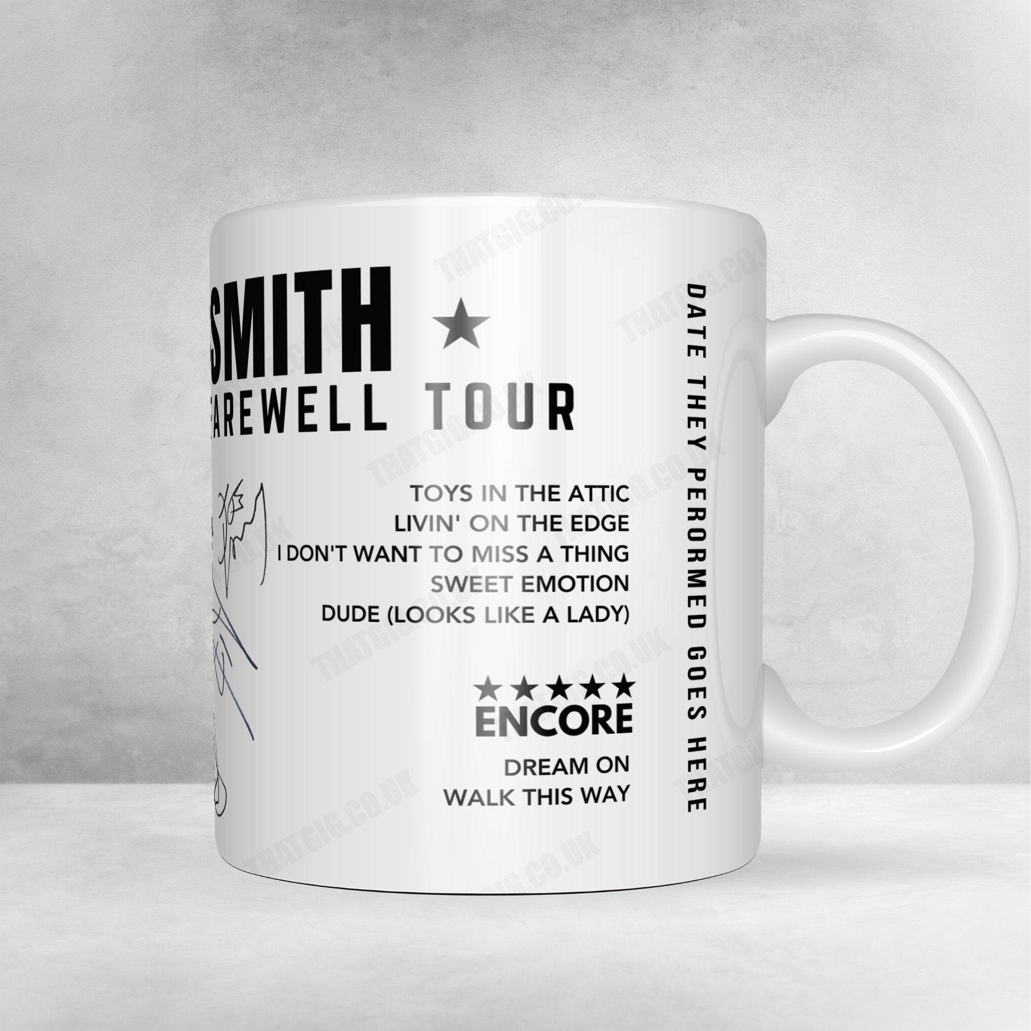 Aerosmith Setlist Mug - Donington Park, Download Festival - June 11, 2017