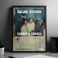 Sufjan Stevens "Carrie & Lowell" Album Cover Poster - with Complete Tracklist