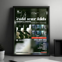 Cold War Kids "Robbers & Cowards" Album Cover Poster - with Complete Tracklist