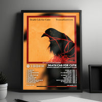Death Cab for Cutie "Transatlanticism" Album Cover Poster - with Complete Tracklist