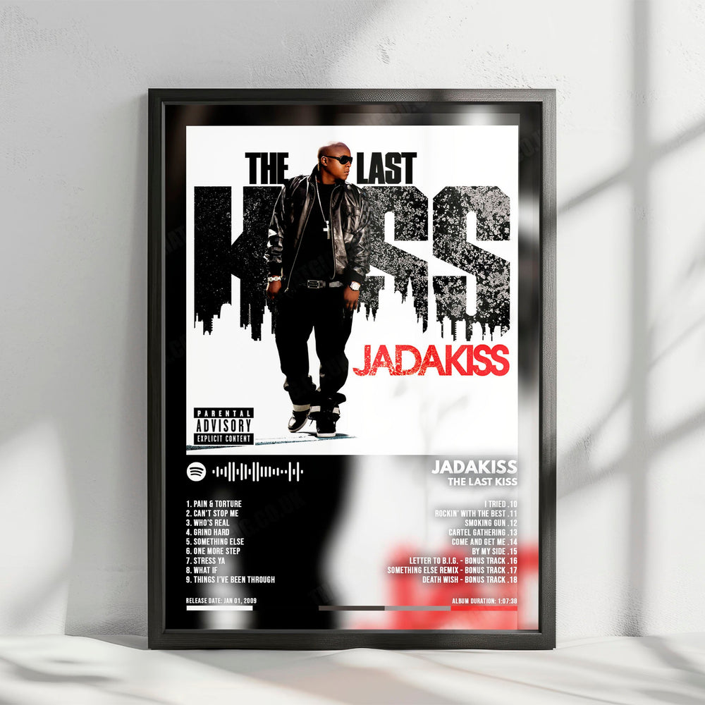 Jadakiss "The Last Kiss" Album Cover Poster - with Complete Tracklist
