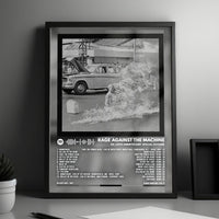 Rage Against the Machine "Rage Against the Machine" Album Cover Poster - with Complete Tracklist