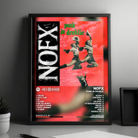 NOFX "Punk in Drublic  " Album Cover Poster - with Complete Tracklist