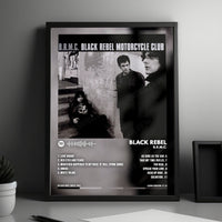 Black Rebel Motorcycle Club "BRMC" Album Cover Poster - with Complete Tracklist