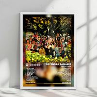 Devendra Banhart "Cripple Crow" Album Cover Poster - with Complete Tracklist